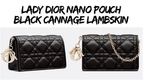 nano lady dior bag price|Dior nano pouch.